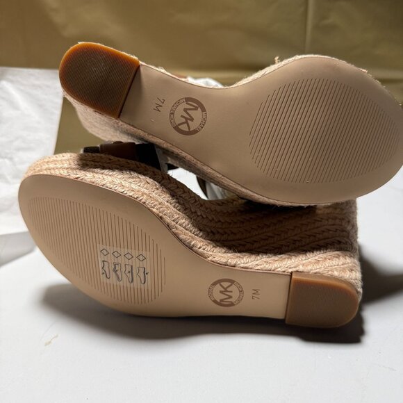 Michael Kors Women's Rory Espadrille Platform Wedge Sandals Size 7 New - Picture 11 of 13